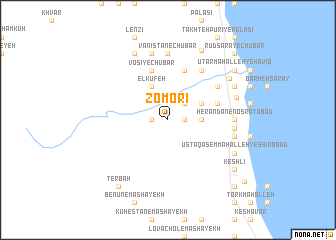 map of Zomorī