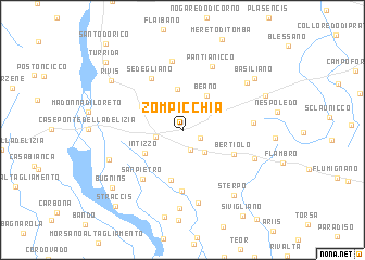 map of Zompícchia