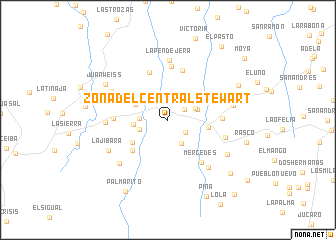 map of Zona del Central Stewart