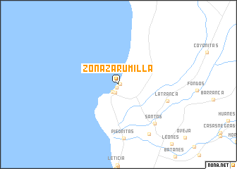 map of Zona Zarumilla