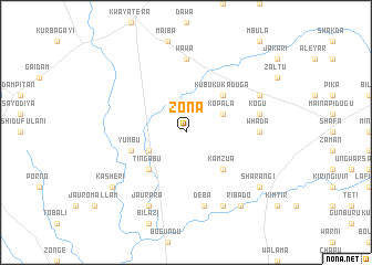 map of Zona