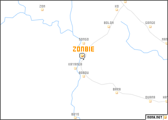 map of Zonbié