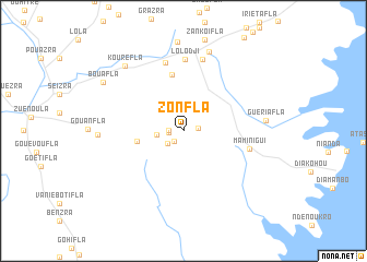 map of Zonfla