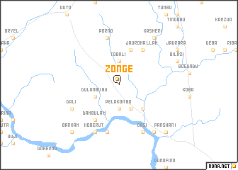 map of Zonge