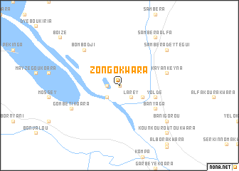 map of Zongo Kwara