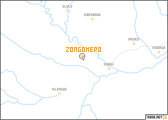 map of Zongomero