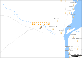 map of Zongon Daji