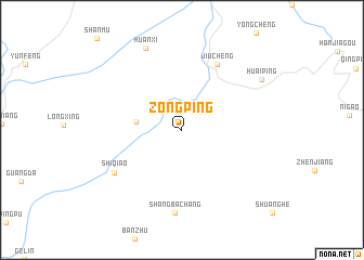 map of Zongping