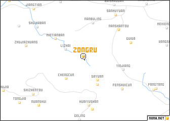 map of Zongru