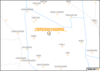 map of Zongshizhuang