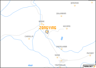 map of Zongying