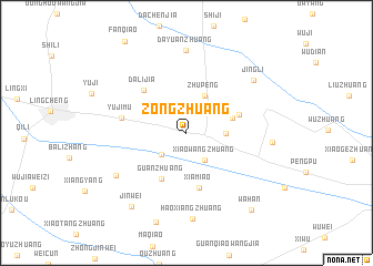 map of Zongzhuang