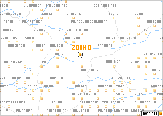 map of Zonho