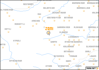 map of Zóni