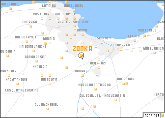 map of Zonka