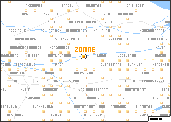 map of Zonne