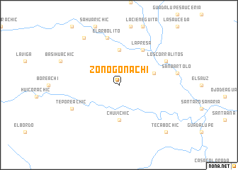 map of Zonogonachi