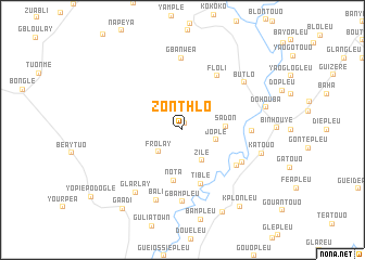 map of Zonthlo