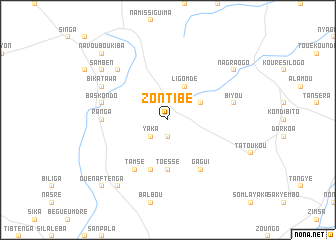 map of Zontibé