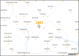 map of Zonţ