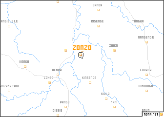map of Zonzo