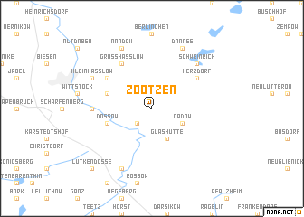 map of Zootzen