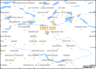 map of Zootzen