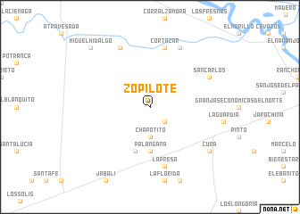 map of Zopilote