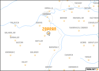 map of Zopran