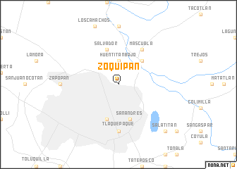 map of Zoquipan