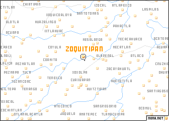 map of Zoquitipan