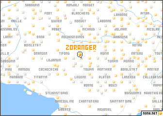 map of Zoranger