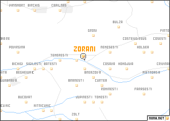 map of Zorani