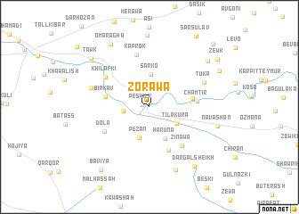 map of Zorawa