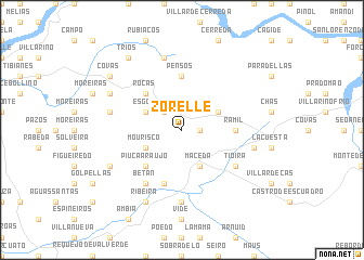 map of Zorelle