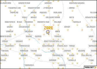 map of Zore