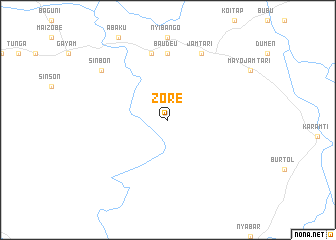 map of Zore