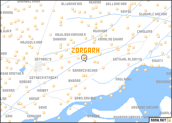 map of Zorgarh