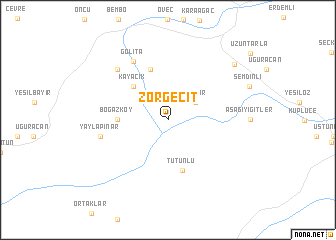 map of Zorgeçit