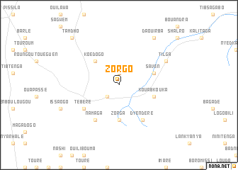 map of Zorgo