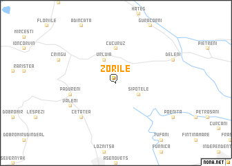 map of Zorile