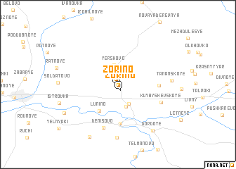 map of Zorino