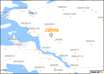 map of Zorino