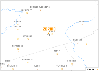 map of Zorino