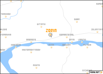 map of Zorin