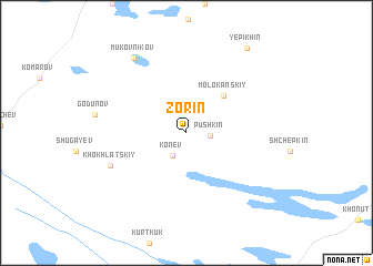 map of Zorin