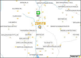 map of Zorita