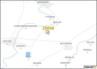 map of Zor\