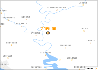 map of Zorkino