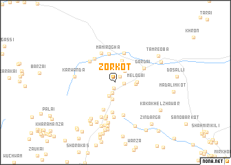 map of Zor Kot